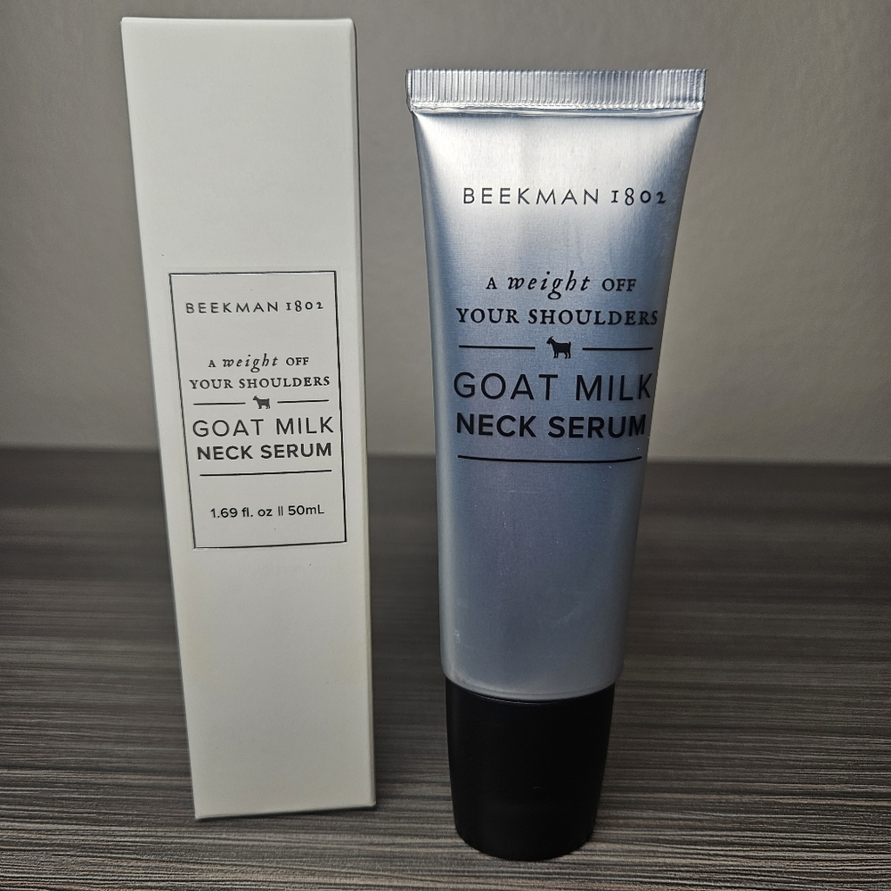 Beekman 1802 Neck Serum New in Box 1.69oz Goat Milk Neck Serum Clean Beauty